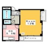 フジメゾン西尾 1DKの間取り