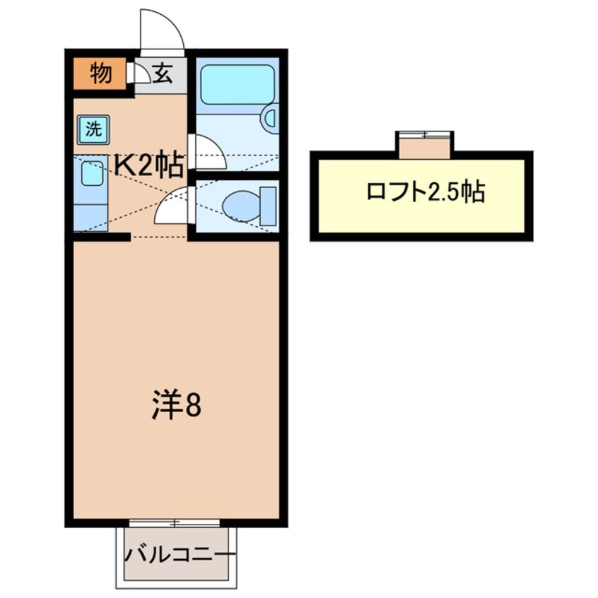 間取図 ムーンパレス