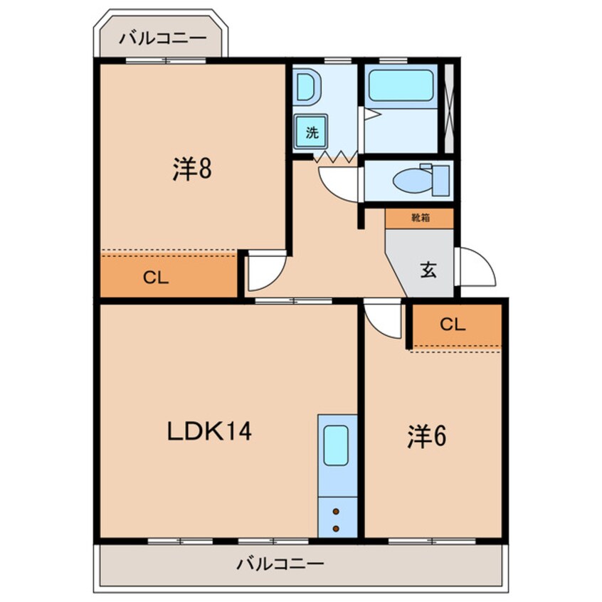 間取図 ファーストシティ市川