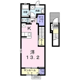 間取図 アルカンシェルA