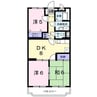 名鉄西尾線/西尾駅 バス:15分:停歩9分 3階 築27年 3DKの間取り