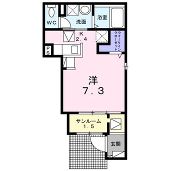 間取図 名鉄バス(西尾市)/中畑 徒歩3分 1階 築2年