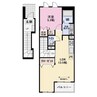 名鉄バス(西尾市)/中畑東 徒歩1分 2階 築浅 1LDKの間取り