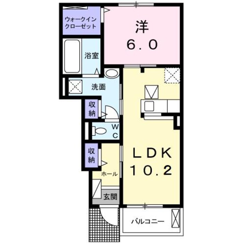 間取図 名鉄東部交通バス　（西尾～岡崎駅西口線）/中島農協前 徒歩3分 1階 築1年