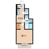 名鉄三河線/北新川駅 徒歩12分 1階 築浅 1Kの間取り