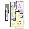 名鉄西尾線/吉良吉田駅 徒歩8分 2階 築浅 1LDKの間取り