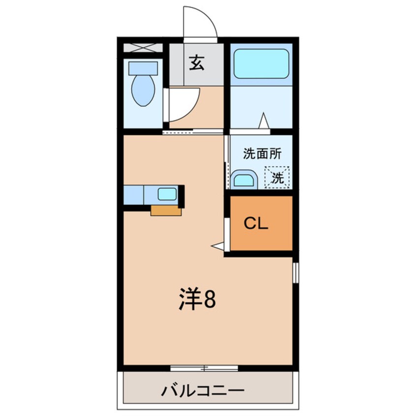 間取図 名鉄西尾線/西尾口駅 徒歩16分 1階 築17年