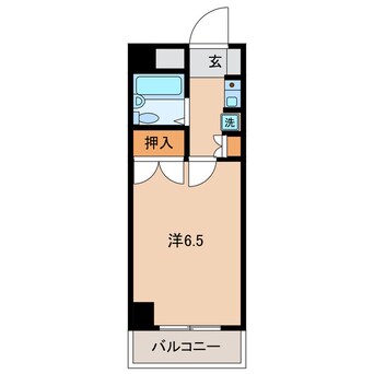 間取図 六万石くるりんバス（寺津矢田線）/富山北 徒歩5分 6階 築33年