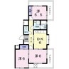 名鉄三河線/北新川駅 徒歩12分 4階 築34年 3DKの間取り