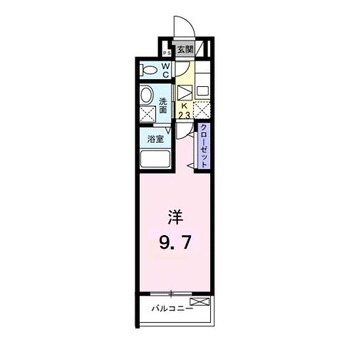 間取図 名鉄西尾線/桜町前駅 徒歩15分 1階 1年未満