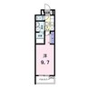 名鉄西尾線/桜町前駅 徒歩15分 1階 築浅 1Kの間取り