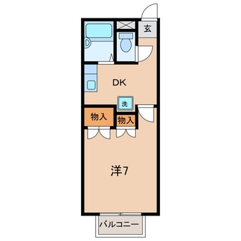 間取図 名鉄西尾線/西尾駅 徒歩18分 1階 築32年