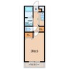名鉄三河線/碧南中央駅 徒歩18分 2階 築23年 1Kの間取り