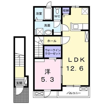 間取図 名鉄バス(西尾市)/中畑東 徒歩2分 2階 建築中