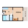 近鉄難波線・奈良線/近鉄奈良駅 徒歩10分 2階 築30年 1Kの間取り