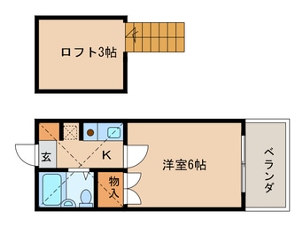 間取図 大和路線・関西本線/奈良駅 徒歩14分 2階 築35年