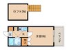 大和路線・関西本線/奈良駅 徒歩14分 2階 築35年 1Kの間取り