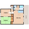 近鉄難波線・奈良線/近鉄奈良駅 バス:15分:停歩4分 1階 築28年 2LDKの間取り