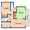 近鉄難波線・奈良線/近鉄奈良駅 バス:15分:停歩5分 2階 築28年 2LDKの間取り