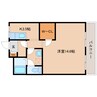 近鉄難波線・奈良線/新大宮駅 徒歩2分 4階 築47年 1DKの間取り