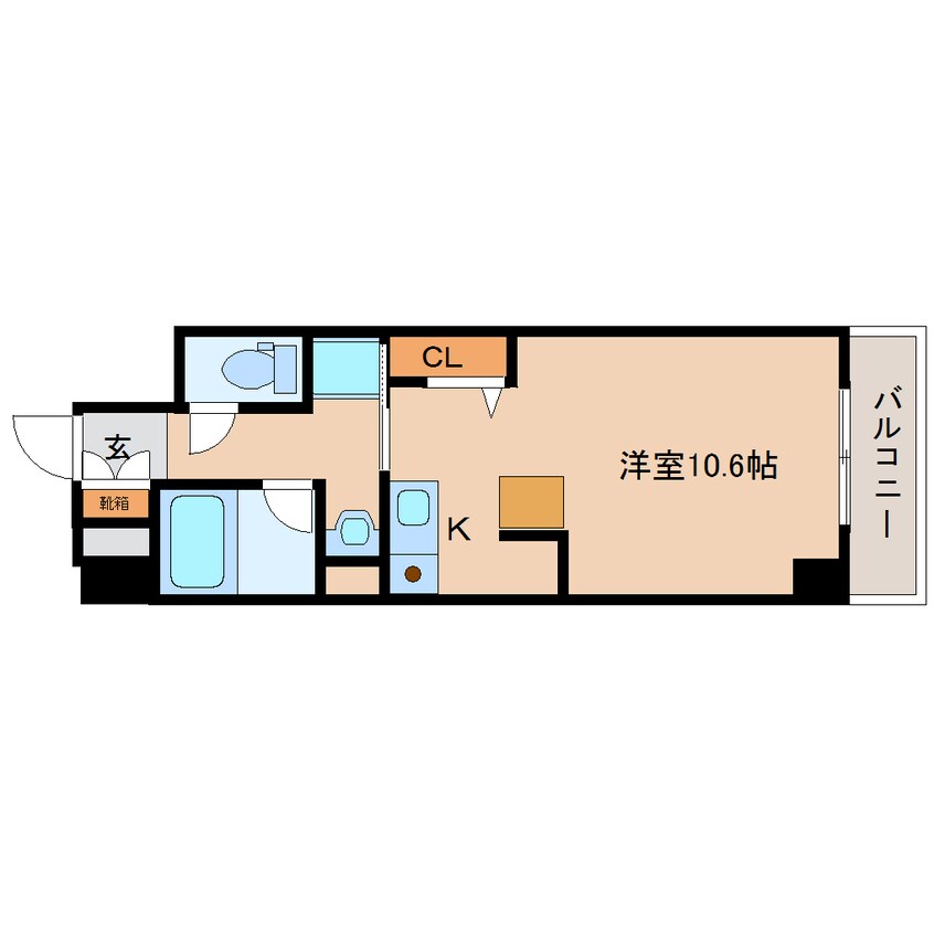 間取図 大和路線・関西本線/奈良駅 徒歩5分 2階 築17年