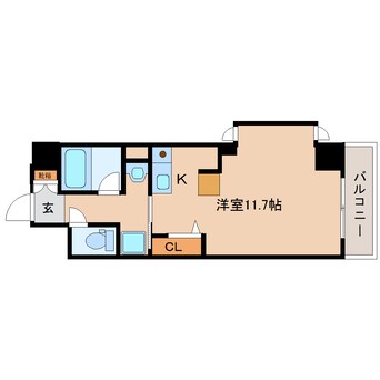 間取図 大和路線・関西本線/奈良駅 徒歩5分 2階 築17年