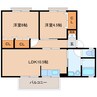 大和路線・関西本線/奈良駅 バス:16分:停歩4分 2階 築36年 2LDKの間取り