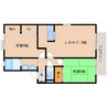 大和路線・関西本線/奈良駅 バス:16分:停歩3分 2階 築24年 2LDKの間取り