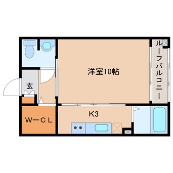 間取図 大和路線・関西本線/奈良駅 徒歩11分 1階 築17年