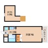 近鉄難波線・奈良線/近鉄奈良駅 バス:12分:停歩4分 2階 築35年 1Kの間取り