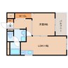 近鉄難波線・奈良線/近鉄奈良駅 徒歩22分 2階 築17年 1LDKの間取り