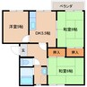 大和路線・関西本線/奈良駅 バス:6分:停歩3分 2階 築29年 3DKの間取り