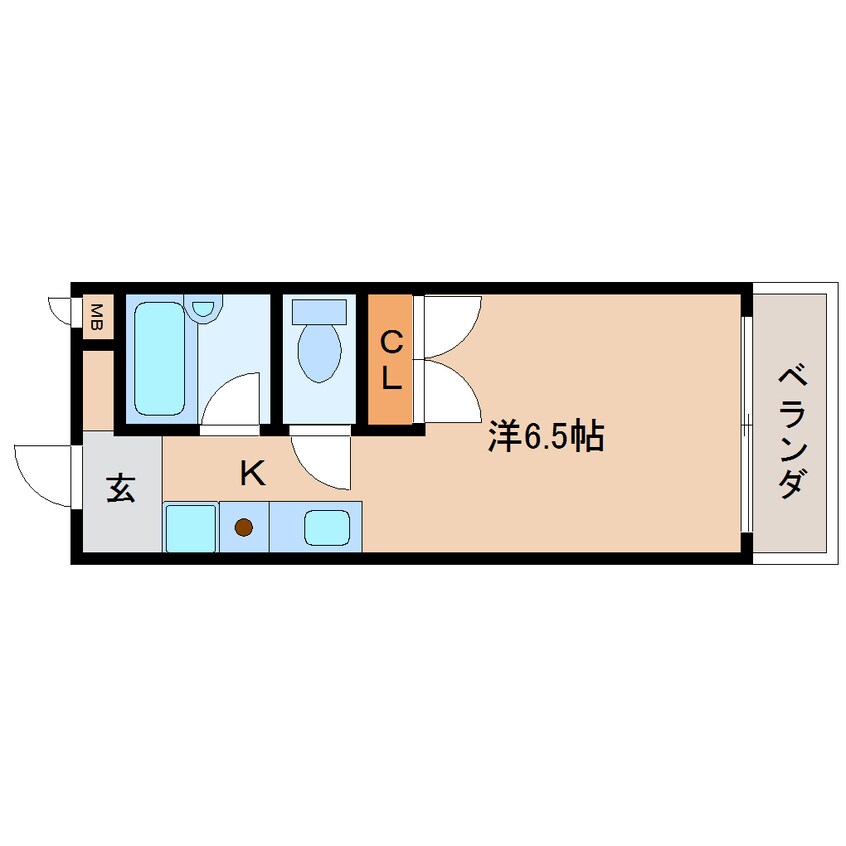 間取図 近鉄難波線・奈良線/近鉄奈良駅 徒歩12分 3階 築30年