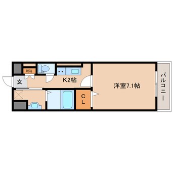 間取図 大和路線・関西本線/奈良駅 徒歩10分 3階 築17年