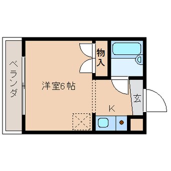 間取図 大和路線・関西本線/奈良駅 バス6分北神殿下車:停歩2分 4階 築30年