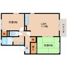 奈良線/上狛駅 徒歩8分 1階 築25年 2LDKの間取り