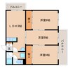 大和路線・関西本線/奈良駅 徒歩4分 4階 築41年 3LDKの間取り