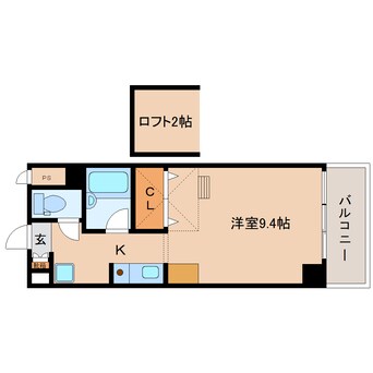 間取図 大和路線・関西本線/奈良駅 徒歩24分 4階 築19年