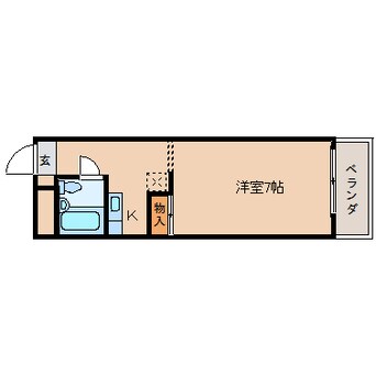 間取図 大和路線・関西本線/奈良駅 徒歩5分 6階 築32年
