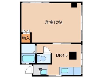 間取図 近鉄難波線・奈良線/近鉄奈良駅 徒歩3分 4階 築55年