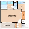 近鉄難波線・奈良線/近鉄奈良駅 徒歩14分 3階 築19年 1Kの間取り
