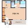 近鉄難波線・奈良線/近鉄奈良駅 徒歩14分 3階 築19年 1Kの間取り
