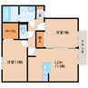 近鉄難波線・奈良線/近鉄奈良駅 バス:10分:停歩5分 1階 築21年 2LDKの間取り