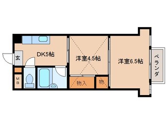 間取図 近鉄難波線・奈良線/新大宮駅 徒歩5分 3階 築37年