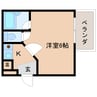 近鉄難波線・奈良線/近鉄奈良駅 徒歩10分 2階 築33年 1Kの間取り