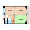 大和路線・関西本線/奈良駅 バス:13分:停歩1分 3階 築35年 2DKの間取り