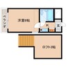 近鉄難波線・奈良線/近鉄奈良駅 徒歩18分 2階 築37年 1Kの間取り