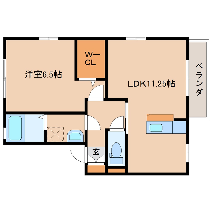 間取図 近鉄難波線・奈良線/近鉄奈良駅 バス17分州見台7丁目東下車:停歩3分 2階 築20年