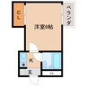 近鉄難波線・奈良線/近鉄奈良駅 徒歩13分 2階 築34年 1Kの間取り