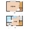 近鉄難波線・奈良線/近鉄奈良駅 徒歩9分 1-2階 築36年 1Kの間取り
